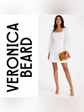 - NWT Veronica Beard size 12 off-white Denise dress